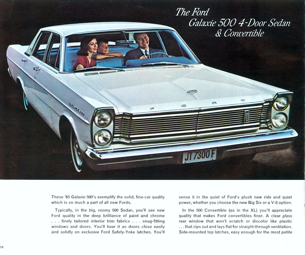 1965 Ford Brochure Page 15